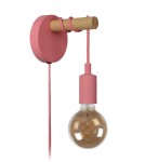 Kinkiety wiszące - Lucide PAULIEN Ścienna Różowy 1xE27 Styl Nowoczesny 08227/01/66 - product 2
