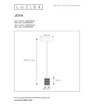 Lampy wiszące - Lucide JOVA Wisząca Czarny 1xE27 Styl Klasyczny 08426/01/30 - produkt 6