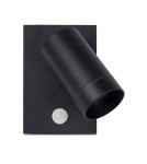 Lampy zewnętrzne z czujnikiem ruchu - Lucide TAYLOR Ścienna Kierunkowa Czarny 1xGU10 IP54 Czujnik Ruchu i Zmierzchu 09831/01/30 - produkt 2
