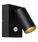 Lampy zewnętrzne z czujnikiem ruchu - Lucide TAYLOR Ścienna Kierunkowa Czarny 1xGU10 IP54 Czujnik Ruchu i Zmierzchu 09831/01/30 - produkt 3