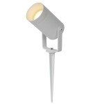 Lampy ogrodowe wbijane w ziemię (z klinem) - Lucide TAYLOR Reflektor Ogrodowy z Klinem Biały 1xGU10 IP54 09832/01/31 - produkt 1