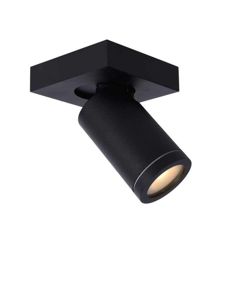 Lucide TAYLOR Reflektor Sufitowy Czarny 1xGU10 IP44 09930/05/30