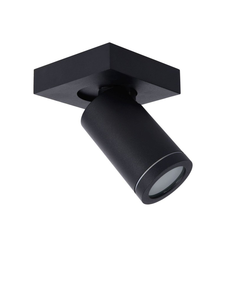Lucide TAYLOR Reflektor Sufitowy Czarny 1xGU10 IP44 09930/05/30