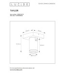 Reflektory sufitowe - Lucide TAYLOR Reflektor Sufitowy Biały 1xGU10 IP44 09930/05/31 - produkt 5