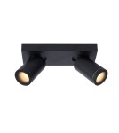 Lampy sufitowe łazienkowe - Lucide TAYLOR Reflektor Sufitowy Czarny 2xGU10 IP44 09930/10/30 - produkt 1