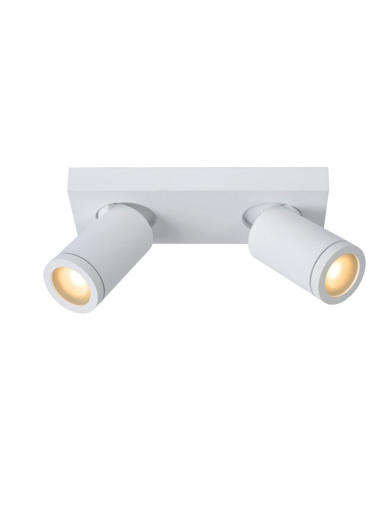Lucide TAYLOR Reflektor Sufitowy Biały 2xGU10 IP44 09930/10/31