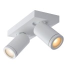 Lampy sufitowe łazienkowe - Lucide TAYLOR Reflektor Sufitowy Biały 2xGU10 IP44 09930/10/31 - produkt 6