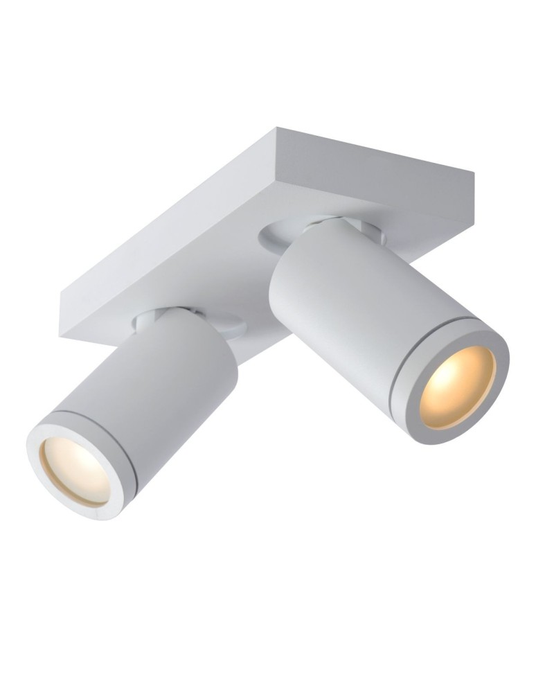 Lucide TAYLOR Reflektor Sufitowy Biały 2xGU10 IP44 09930/10/31