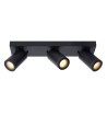 Lucide TAYLOR Reflektor Sufitowy Czarny 3xGU10 IP44 09930/15/30