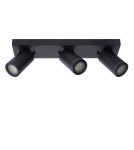 Lampy sufitowe łazienkowe - Lucide TAYLOR Reflektor Sufitowy Czarny 3xGU10 IP44 09930/15/30 - produkt 2