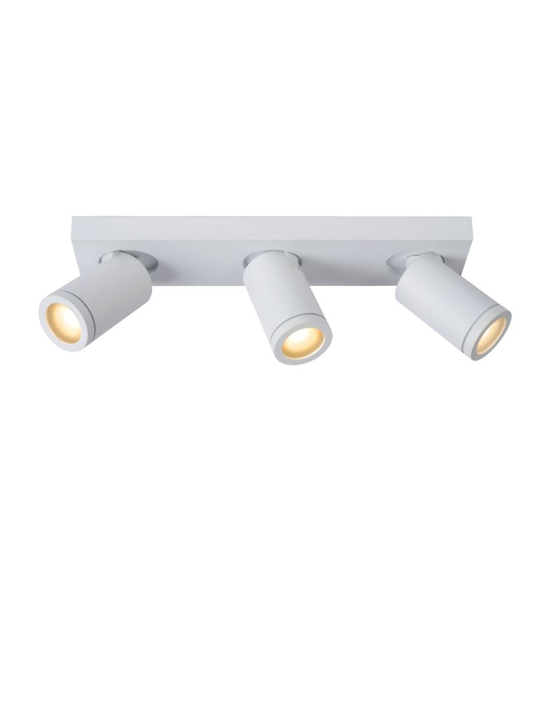 Lucide TAYLOR Reflektor Sufitowy Biały 3xGU10 IP44 09930/15/31