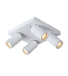 Lampy sufitowe łazienkowe - Lucide TAYLOR Reflektor Sufitowy Biały 4xGU10 IP44 09930/20/31 - produkt 1