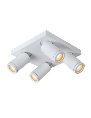 Lucide TAYLOR Reflektor Sufitowy Biały 4xGU10 IP44 09930/20/31