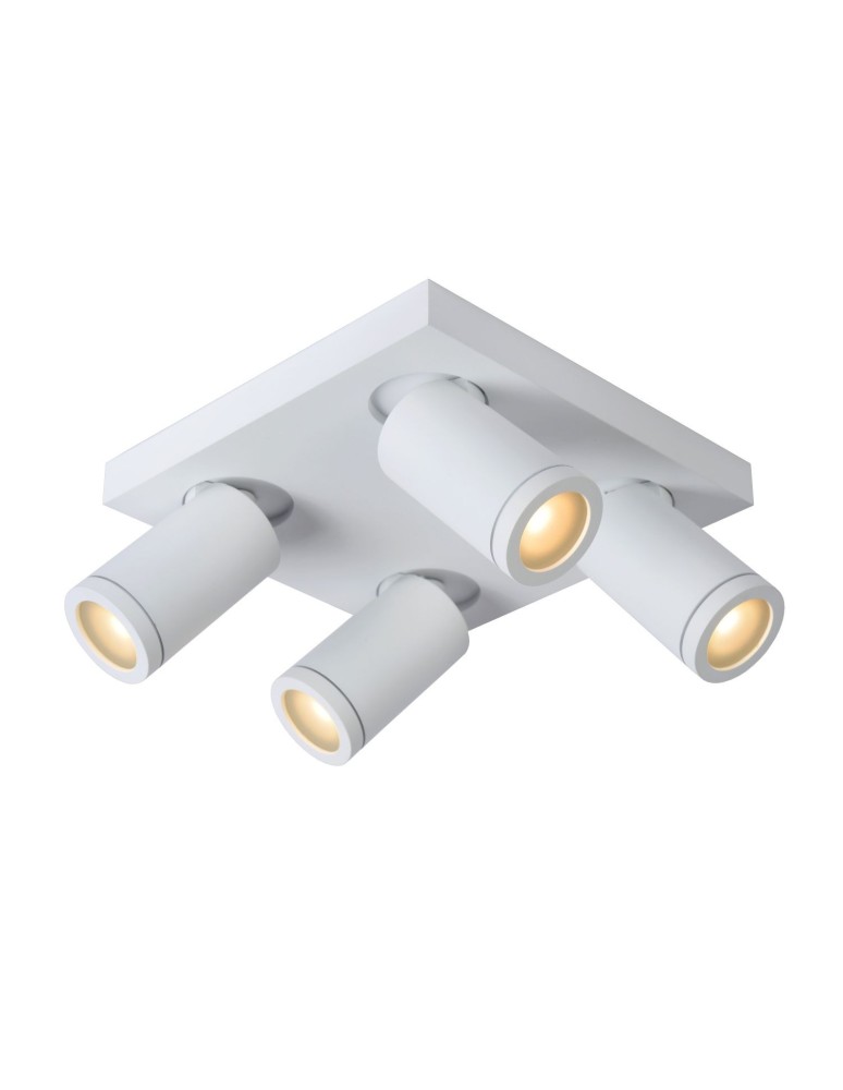 Lucide TAYLOR Reflektor Sufitowy Biały 4xGU10 IP44 09930/20/31