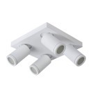 Lampy sufitowe łazienkowe - Lucide TAYLOR Reflektor Sufitowy Biały 4xGU10 IP44 09930/20/31 - produkt 2