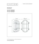 Kinkiety zewnętrzne - Lucide DUDLEY Ścienna Złoty Matowy/Mosiądz 1xE27 Styl Retro IP65 11891/20/02 - product 7