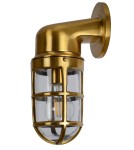 Kinkiety zewnętrzne - Lucide DUDLEY Ścienna Złoty Matowy/Mosiądz 1xE27 Styl Retro IP65 11892/01/02 - product 2