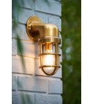 Kinkiety zewnętrzne - Lucide DUDLEY Ścienna Złoty Matowy/Mosiądz 1xE27 Styl Retro IP65 11892/01/02 - product 5