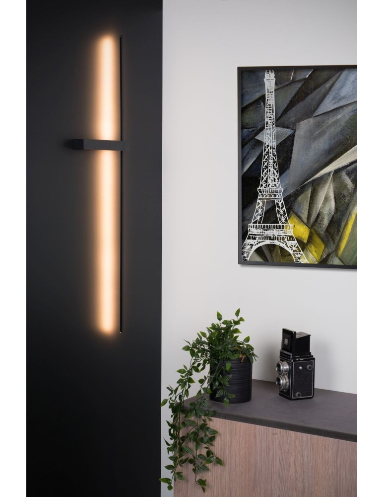 Lucide SEGIN Ścienna Czarny 1xLED Styl Nowoczesny 12200/90/30