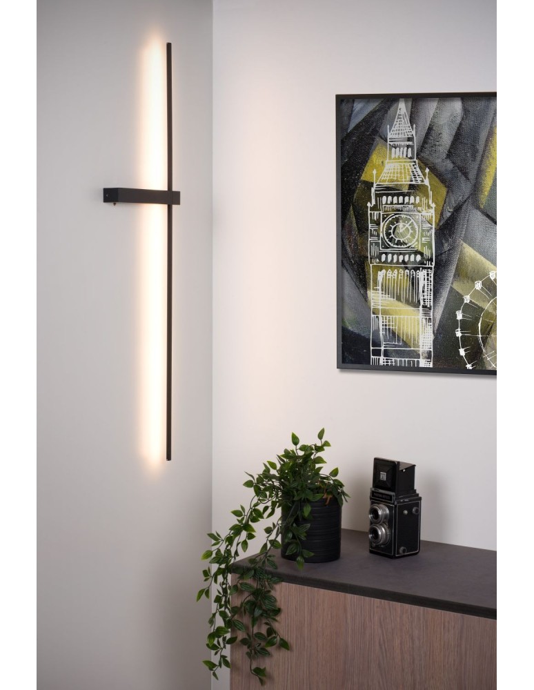 Lucide SEGIN Ścienna Czarny 1xLED Styl Nowoczesny 12200/90/30