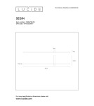 Kinkiety minimalistyczne - Lucide SEGIN Ścienna Czarny 1xLED Styl Nowoczesny 12200/90/30 - produkt 8