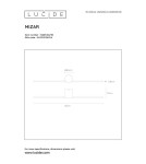 Kinkiety łazienkowe - Lucide MIZAR Ścienna Czarny 1xLED Styl Nowoczesny IP44 12201/60/30 - produkt 6