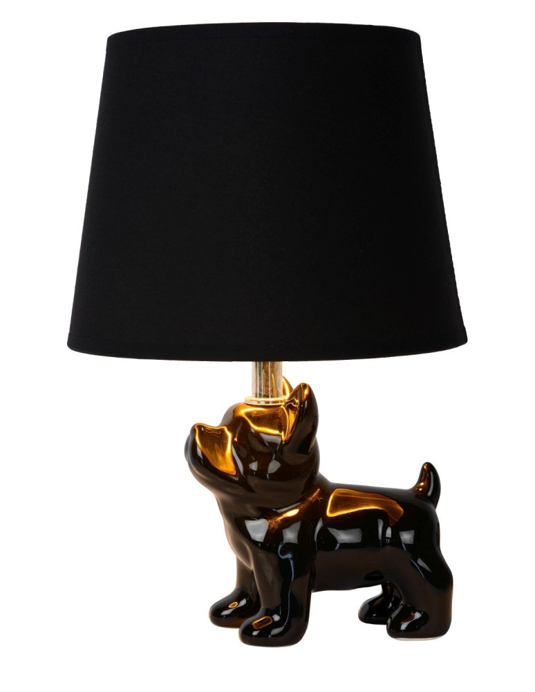 Lampy stołowe designerskie - Lucide EXTRAVAGANZA SIR WINSTON Stołowa Czarny 1xE14 Styl Retro 13533/81/30 - produkt kolory-swiatla.pl 1