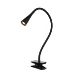 Lampki biurkowe - Lucide ZOZY Biurkowa z Uchwytem Czarny 1xLED Styl Nowoczesny 18256/03/30 - produkt 1