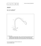 Lampki biurkowe - Lucide ZOZY Biurkowa z Uchwytem Czarny 1xLED Styl Nowoczesny 18256/03/30 - produkt 9
