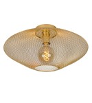 Lampy sufitowe - Lucide MESH Sufitowa Natynkowa Złoty Matowy/Mosiądz 1xE27 Styl Nowoczesny 21123/45/02 - produkt 1