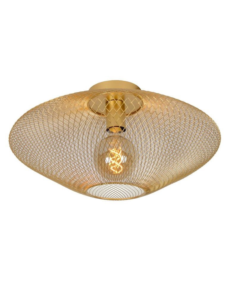 Lucide MESH Sufitowa Natynkowa Złoty Matowy/Mosiądz 1xE27 Styl Nowoczesny 21123/45/02