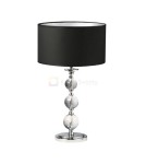 Lampy stołowe z abażurem - Zuma Line REA Czarny RLT93163-1B Stołowa - product 1