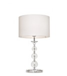Lampy stołowe z abażurem - Zuma Line REA Biały RLT93163-1W Stołowa - product 1