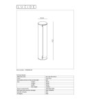 Lampy ogrodowe stojące - Lucide POWERPOINT Słupek Ogrodowy z Zasilaniem Antracytowy 0x Styl Nowoczesny IP44 27849/02/29 - produkt 12
