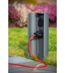 Lampy ogrodowe stojące - Lucide POWERPOINT Słupek Ogrodowy z Zasilaniem Antracytowy 0x Styl Nowoczesny IP44 27849/12/29 - produkt 4