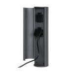 Lampy ogrodowe stojące - Lucide POWERPOINT Słupek Ogrodowy z Zasilaniem Antracytowy 0x Styl Nowoczesny IP44 27849/12/29 - produkt 10