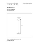 Lampy ogrodowe stojące - Lucide POWERPOINT Słupek Ogrodowy z Zasilaniem Antracytowy 0x Styl Nowoczesny IP44 27849/12/29 - produkt 12