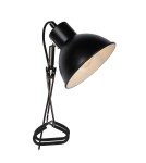 Lampy stołowe - Lucide MOYS Biurkowa z Uchwytem Czarny 1xE27 Styl Retro 45987/01/30 - produkt 1