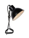 Lucide MOYS Biurkowa z Uchwytem Czarny 1xE27 Styl Retro 45987/01/30