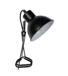 Lampy stołowe - Lucide MOYS Biurkowa z Uchwytem Czarny 1xE27 Styl Retro 45987/01/30 - produkt 2