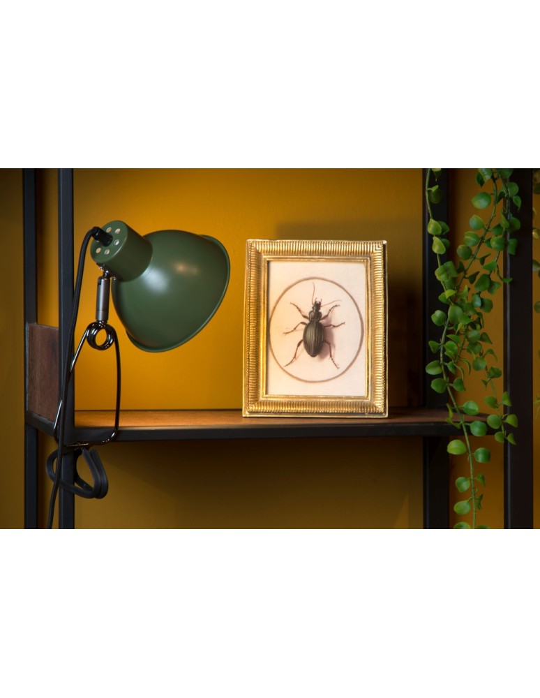 Lampy stołowe - Lucide MOYS Biurkowa z Uchwytem Zielony 1xE27 Styl Retro 45987/01/33 - product kolory-swiatla.pl 3