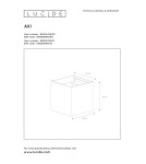 Kinkiety - Lucide AXI Ścienna Kierunkowa Biały 1xLED Styl Nowoczesny IP54 69200/06/31 - product 5