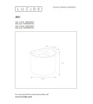Kinkiety - Lucide AXI Ścienna Kierunkowa Czarny 1xLED Styl Nowoczesny IP54 69201/06/30 - produkt 5