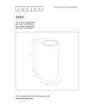 Kinkiety zewnętrzne - Lucide ZARO Ścienna Kierunkowa Czarny 2xGU10 Styl Nowoczesny IP44 69801/02/30 - product 4