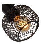 Reflektory sufitowe - Lucide MAREN Ścienna Kierunkowa Czarny 1xE14 Styl Retro 77978/01/30 - product 5