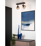 Lampy sufitowe reflektory - Lucide MAREN Reflektor Sufitowy Czarny 2xE14 Styl Retro 77978/02/30 - product 3