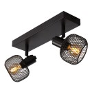 Lampy sufitowe reflektory - Lucide MAREN Reflektor Sufitowy Czarny 2xE14 Styl Retro 77978/02/30 - product 6