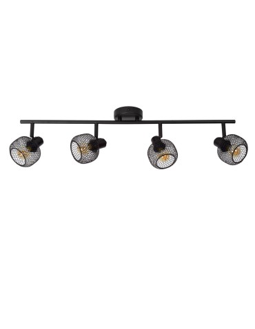 Lucide MAREN Reflektor Sufitowy Czarny 4xE14 Styl Retro 77978/04/30 - product 2