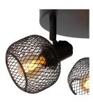 Lampy sufitowe reflektory - Lucide MAREN Reflektor Sufitowy Czarny 3xE14 Styl Retro 77978/13/30 - produkt 5