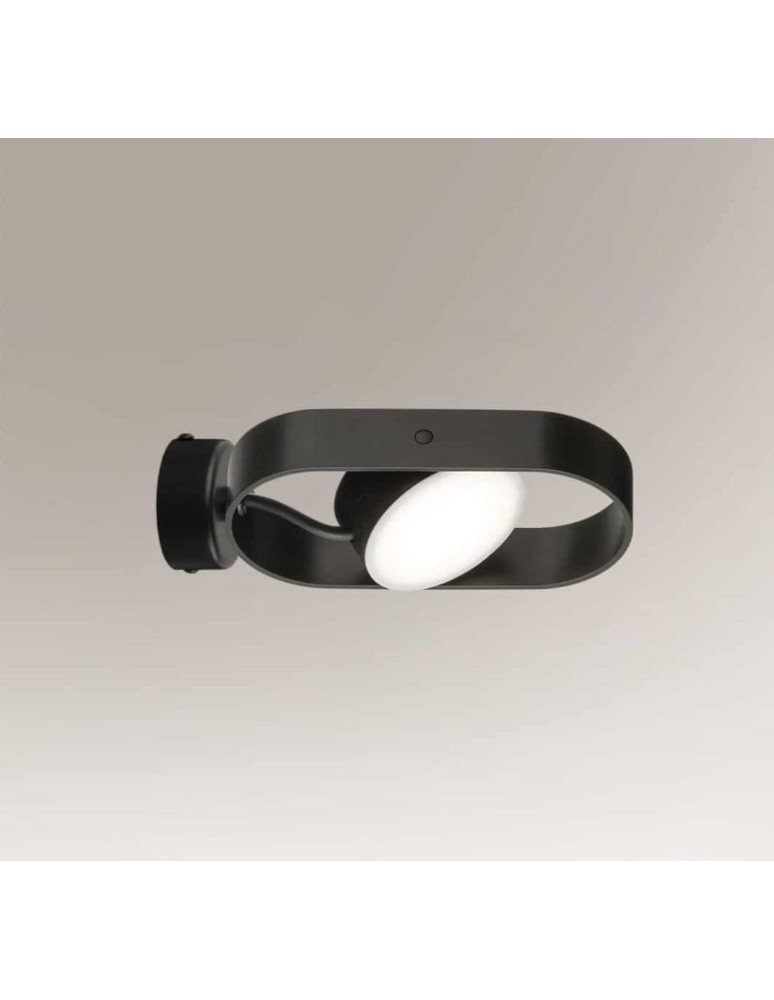 Kinkiety - Shilo FUROKU LED 6W 600lm CRI90 czarny kinkiet 7976 - produkt kolory-swiatla.pl 1